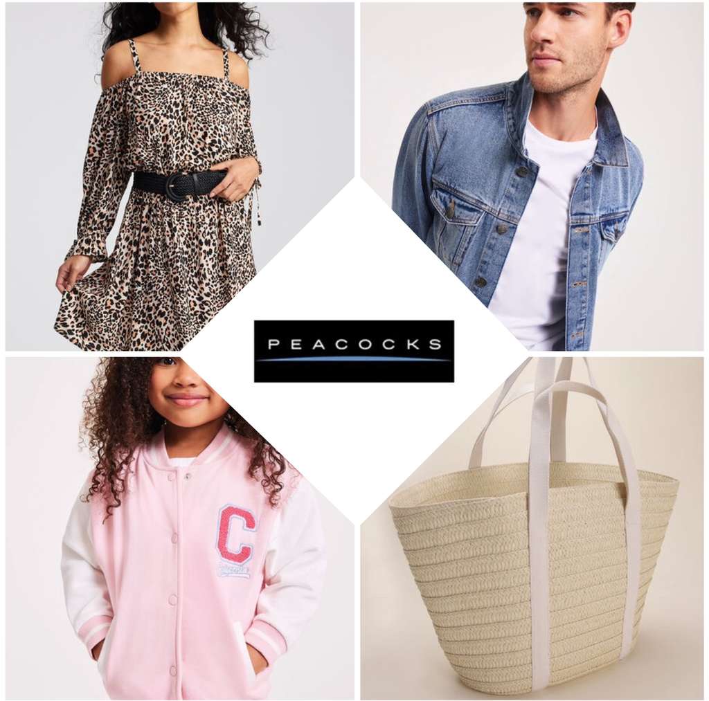 Up to 70% Peacocks Summer Sale Women's, Men's Children's & Baby + click & collect