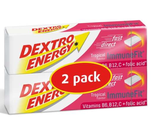 2 Pack Dextro Energy Tropical Glucose Tablets Also 3 For 2 Free C&C