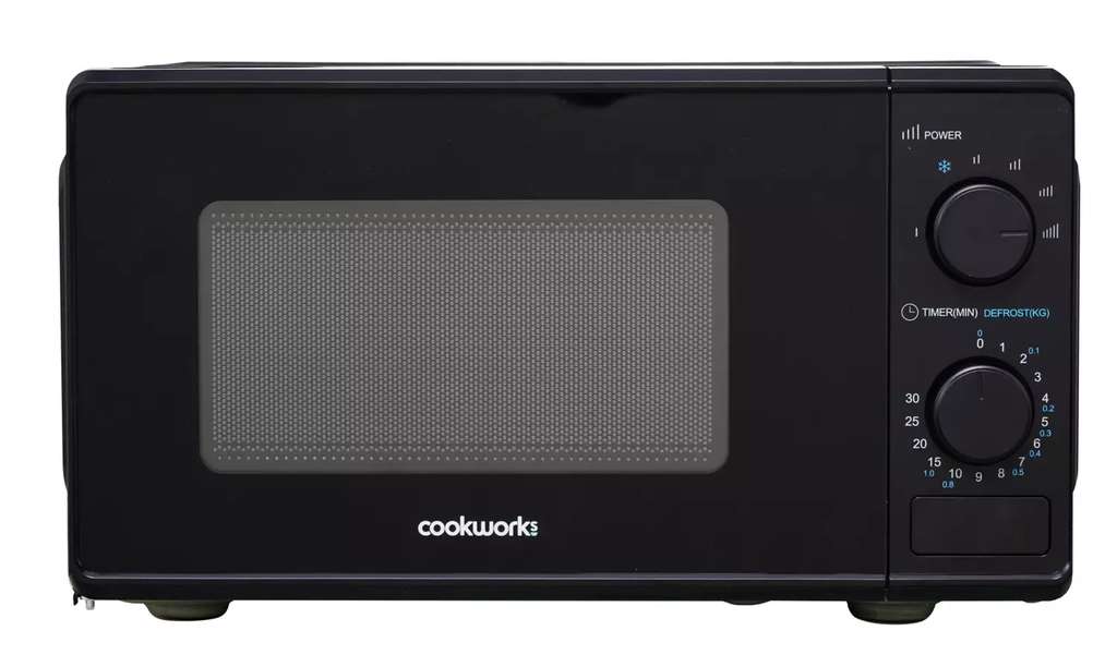 Cookworks 700W Standard Microwave MM7 Black / White / Silver £36.25 w/ signup code (free c+c)