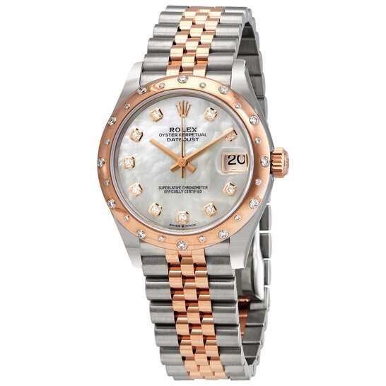 Datejust Pearlmaster Automatic Chronometer Diamond Ladies Watch